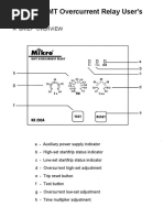 NX203A IDMT Overcurrent Relay User's Guide