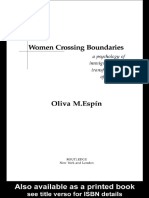 Oliva Espin - Women Crossing Boundaries - A Psychology of Immigration and Transformations of Sexuality (1999)