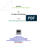 Green Belt (5 Days) Training Program: Six Sigma Methodology