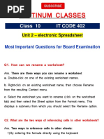 Class 10 DBMS Questions and Answers | PDF