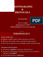 Cryptography & Protocols: Presented By: Dr. S. S. Bedi Department of CSIT, MJP Rohilkhsnd University, Bareilly
