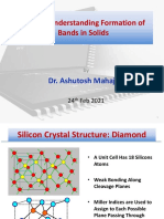 Class 2: Understanding Formation of Bands in Solids: Dr. Ashutosh Mahajan