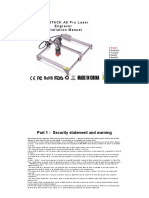 Atomstack A5 Pro Laser Engraver Installation Manual: English