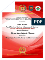 Final Report Rapimnas Dan Munas I BPD