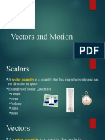 5. Vectors and Motion