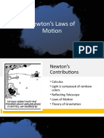 10 Newton’s Laws of Motion
