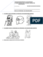 EVALUACION 1ER GRADO CONVIVENCIA 1ER PARCIAL 2do Quimestre