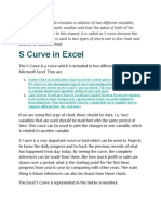 How to Create an S Curve in Excel