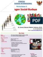 5 Lingkungan Sosial-Budaya