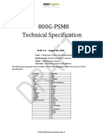 800G-PSM8 Technical Specification: Draft 1.0 August 28, 2020