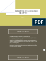 Chapter 4 - Measurements of Economic Growth