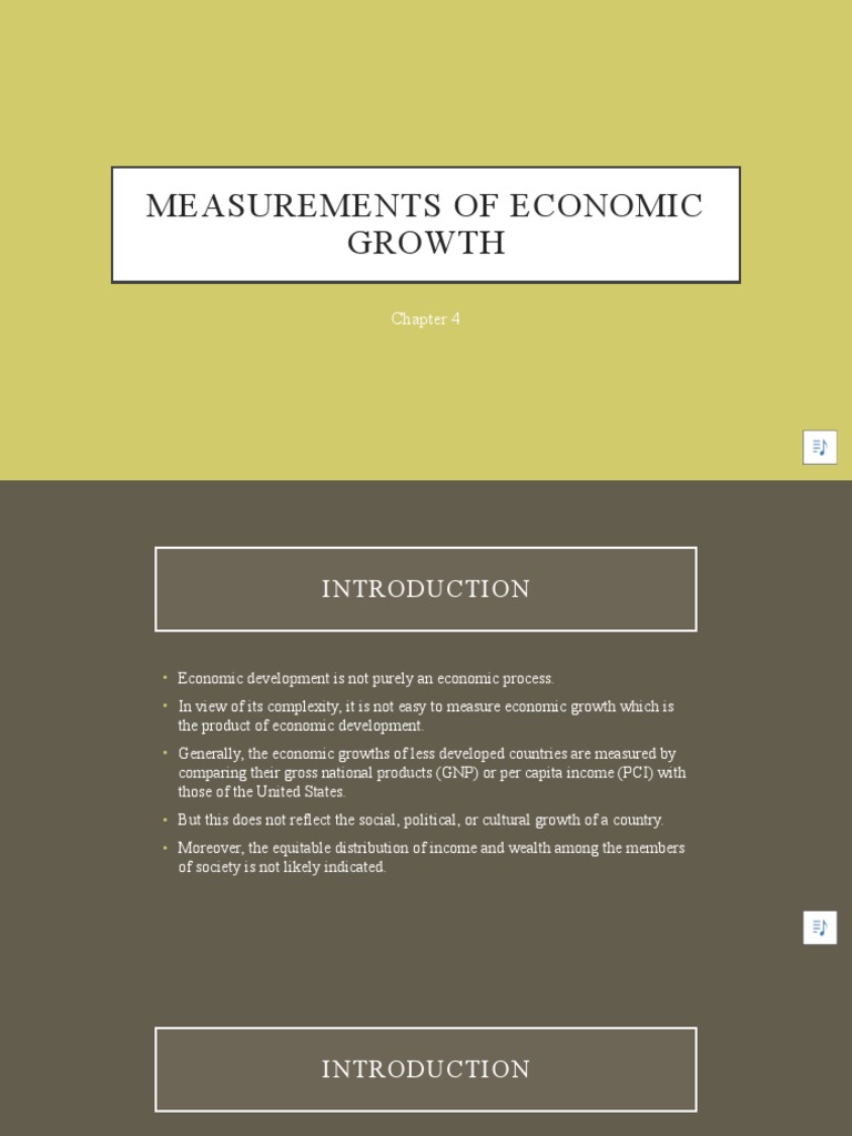 Chapter 4 Measurements Of Economic Growth Pdf Economic Growth