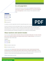 About Page Breaks and Pagination in MS Word