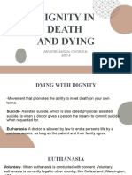 Dignity in Death and Dying - Bioethics