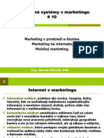 ISM prednáška 10 Marketing na internete