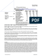 PT Finansia Multi Finance: Credit Profile Financial Highlights