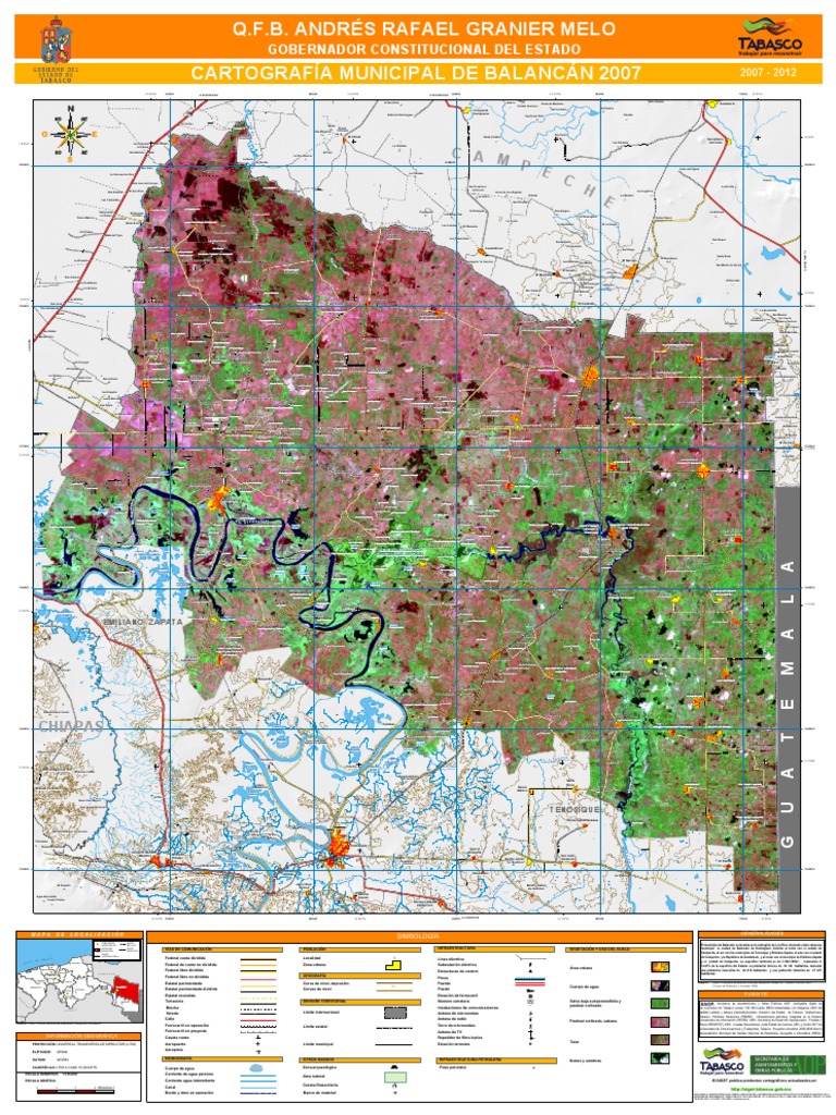 Mapa Municipal de Balancán 2007 | PDF