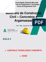 AULA 04 -CONTROLE TECNOLÓGICO DO CONCRETO