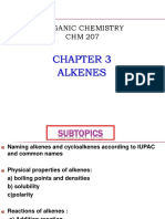 Chapter 3 Alkenes