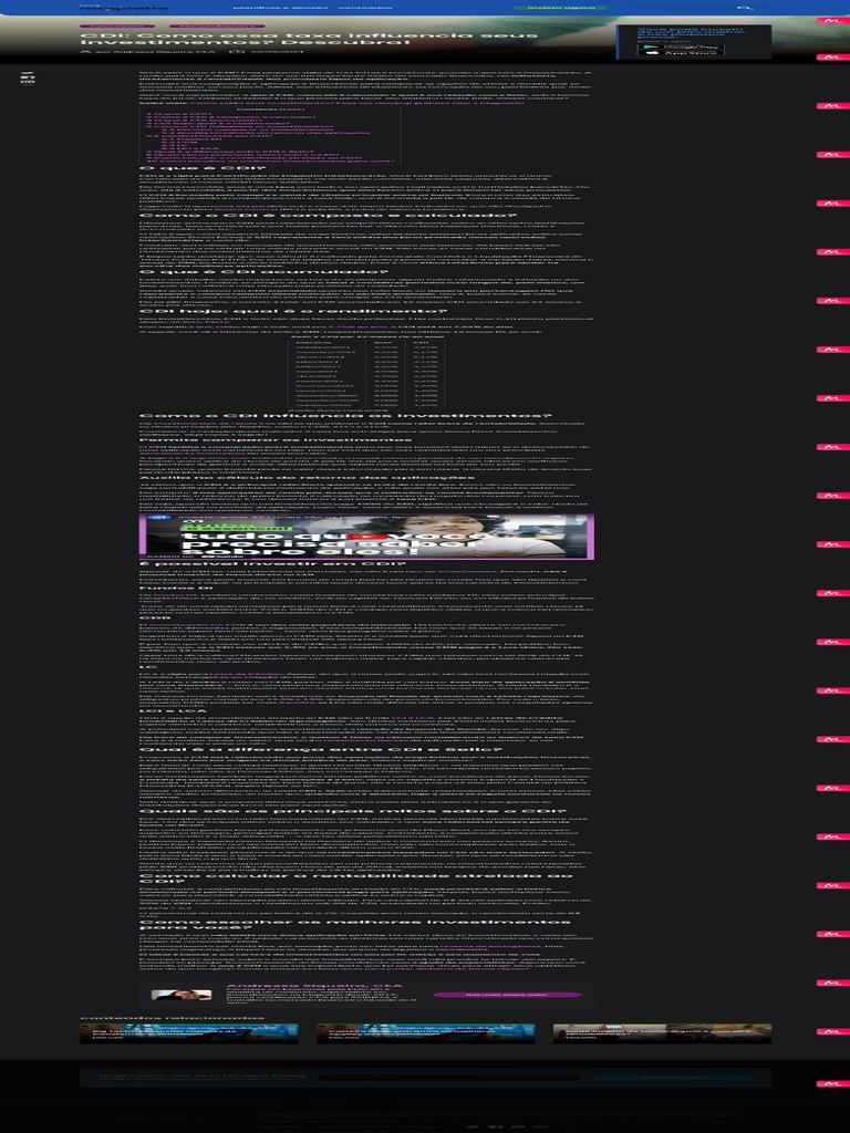 Cdi o que qual o valor do cdi hoje guia completo blog magne
