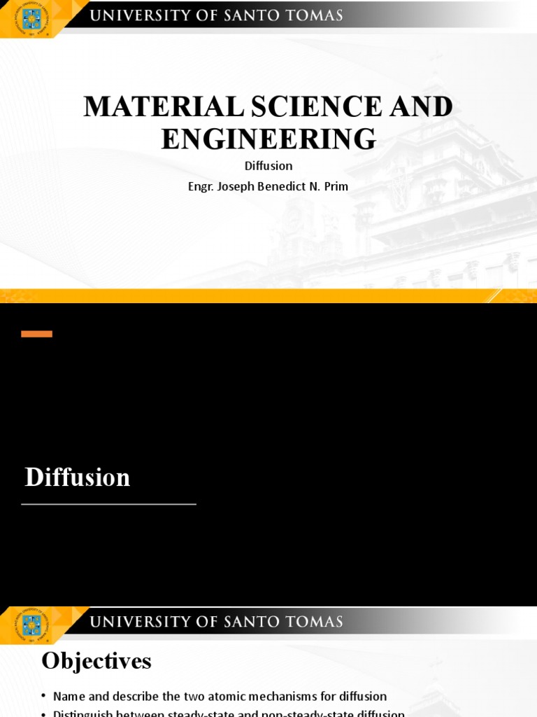 Diffusion Mechanisms in Material Science | PDF | Diffusion | Atoms