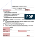 Qualification Number and Name SIT30816 C