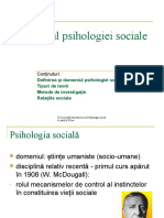 C 01 Domeniul psihologiei sociale