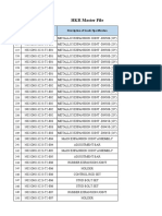 HKR Master File: No Marks of Pkg's Description of Goods Specification