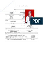 Curriculum Vitae: I. Personal Details