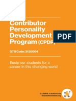 Contributor Personality Development Program: (CPDP)