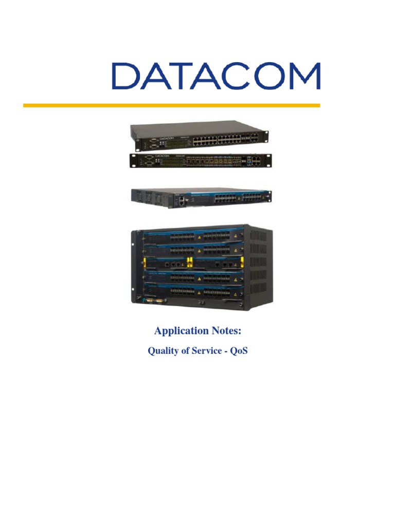 Quality of Service - QoS DATACOM | PDF | Qualidade de serviço