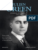 Journal Intégral - 1919-1940 by Julien Green (Green, Julien)