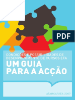 Condições e Possibilidades de Desenvolvimento de Cursos EFA_um Guia Para a Ação