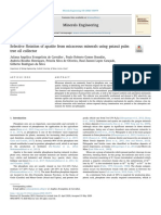 CARVALHO 2020 Selective Flotation of Apatite From Micaceous Minerals Using Patauá Palm Tree Oil Colector