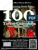 100 Tavern Customers For All Fantasy RPGs