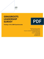 C&NN GRASSROOTS  LEADERSHIP   SURVEY 2009