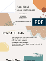 Kelompok I Paralel A MMI - Asal Usul Manusia Indonesia