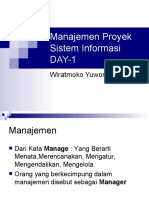 TM-1 - Konsep Manajemen Proyek