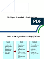 Six Sigma Green Belt - Study Guides