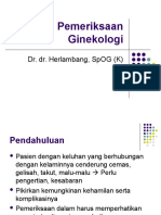Pemeriksaan Ginekologi PPTPPT PDF Free