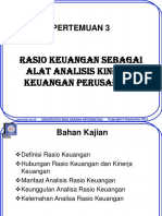 Pertemuan 3: Rasio Keuangan Sebagai Alat Analisis Kinerja Keuangan Perusahaan