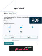 Isuzu Dmax Repair Manual - PDF