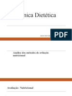 Caracterizaçao Das Dimensoes Da Avaliaçao Nutricional