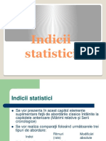 indicii statistici