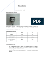 Ficha Técnica Intermitente Electrónico (12 V - 24 V)