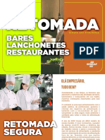 Cartilha de retomada de bares , lanchonetes e restaurantes