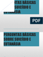 Perguntas sobre suicídio, eutanásia e escolhas de vida