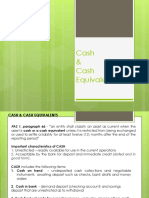 Cash and Cash Equivalents