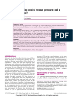 Understanding Central Venous Pressure: Not A Preload Index?: Review