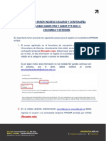 Instructivo Error Ingreso Usuario y Contraseña Pruebas Saber Pro Tyt 2021-2 Colombia y Exterior
